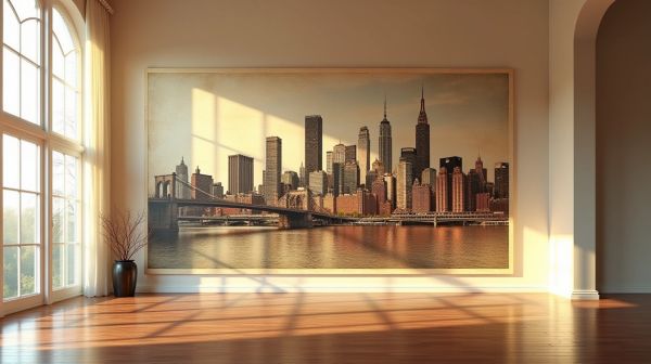 Transformez votre intérieur avec des skylines de villes uniques